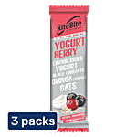 RiteBite Max Protein Yogurt Berry 4g Energy Bar 3x35 g (Multipack)