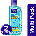 Clean & Clear Morning Energy Face Wash - Aqua Splash 2x150 ml (Multipack)