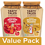 Tasty Tales Amritsari Mutton Curry 130 g + Bengali Mustard Prawns 130 g Combo 2 Items