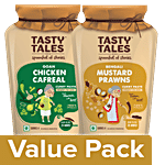 Tasty Tales Goan Chicken Cafreal 115 g + Bengali Mustard Prawns 130 g Combo 2 Items