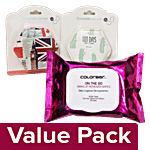 bb Combo Colorbar On The Go Makeup Remover Wipes With A Free Vanity Mirror Combo (2 Items)