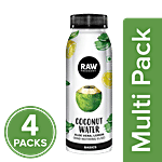 Raw Pressery Coconut Water + Aloe Vera Lemon - 100% Natural 4x200 ml Multipack