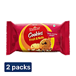 Tasties Fruit & Nuts Cookies 2x75 g (Multipack)