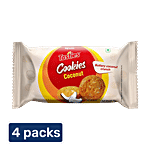 Tasties Coconut Cookies 4x75 g (Multipack)
