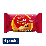 Tasties Fruit Nuts Cookies 4x75 g (Multipack)