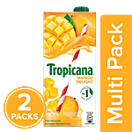 Tropicana Fruit Juice - Mango Delight 2x1 L Tetra Multipack