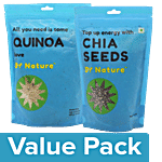 By Nature Quinoa 500 g + Chia Seeds 100 g Combo 2 Items