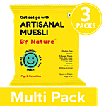 By Nature Artisanal Muesli - Figs & Pistachios, With Honey 3x40 g Multipack