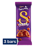 Cadbury Dairy Milk Silk Bubbly Chocolate Bar 3x112 g (Multipack)