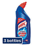 Harpic Disinfectant Toilet Cleaner - Original, Power Plus 3 x 200 ml Multipack