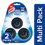 Harpic Flushmatic In-Cistern Toilet Cleaner Block, Marine 150 g (Pack of 2)