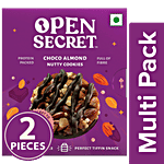 Open Secret Nutty Cookies- Choco Almond (2 Boxes, 2 Cookies Per Box) 2x25 g Multipack
