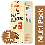 Flat Tummies Millet Pleasure Cookies - Coffee Melts 3x(15 g x 4 pcs) Multipack