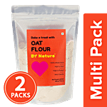 By Nature Oat Flour - Whole Grain, Keto-Friendly 2x500 g Multipack