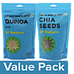 By Nature Quinoa 250 g + Chia Seeds 100 g Combo 2 Items