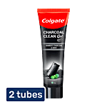 Colgate Charcoal Clean Gel Toothpaste - Bamboo Charcoal & Mint 2 x 120 g (Multipack)