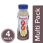 Amul Pro Whey Protein Malt - Chocolate 4 x 200 ml (Multipack)