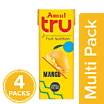 Amul Tru Mango 4 x 180 ml (Multipack)