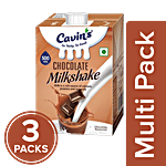 Cavins Chocolate Milkshake 3x500 ml Tetra Pak Multipack