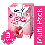 Cavins Strawberry Milkshake 3x500 ml Tetra Pak Multipack