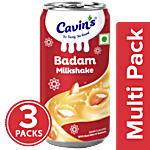 Cavins Badam Milkshake - With Zinc, Vitamin A & D Added, Supports Immunity 3 x 170 ml Multipack