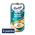 Cavins Rabdi Milkshake - With Zinc, Vitamin A & D Added, Supports Immunity 3x170 ml Multipack