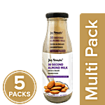 Jus Amazin 30 Second Almond Milk  - Unsweetened 5x125 g Bottle Multipack