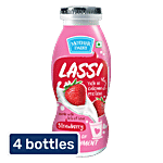 Mother Dairy Lassi - Strawberry 4x200 ml Multipack