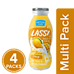 Mother Dairy Lassi - Mango 4x200 ml Multipack