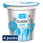 Mother Dairy Classic Curd 4x200 g Multipack
