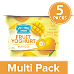 mother dairy Fruit Yoghurt - Mango 5x100 g Cup Multipack