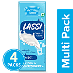 mother dairy Lassi - Sweetened 4x200 ml Carton Multipack