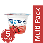 Nestle a+ Grekyo Strawberry Greek Yoghurt 5x100 g Cup Multipack