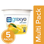 Nestle a+ Grekyo Mango Greek Yoghurt 5x100 g Cup Multipack