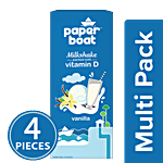 Paper Boat Vanilla Milkshake - Enriched With Vitamin D 4x180 ml Doy Multipack