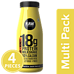 Raw Pressery Protein Milkshake - Banana + Honey 4x200 ml Multipack