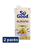 So Good Plant-Based Almond Beverage - Vanilla 2x1 L Multipack (Pack of 2)