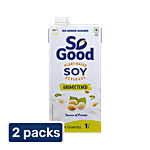 So Good Plant-Based Soy Beverage - Unsweetened 2x1 L Multipack