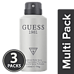 Guess 1981 Deodorant Spray 3x150 ml Multipack