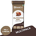 bb Gooddiet 20g Whey Protein Bar - Hazelnut Coffee 2x65 g (Multipack)