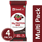 GoodDiet 20g Whey Protein Bar - Chocolate Cranberry 4x65 g (Multipack)
