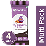 GoodDiet 20g Whey Protein Bar - Kesar Almond Fudge 4x65 g (Multipack)