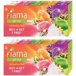 Fiama Bathing Bar - Multi Variant (Buy 4 & Get 1 Free, 125 g each) 2x625 g (Multipack)