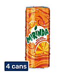 Mirinda Soft Drink - Orange 4x250 ml Multipack