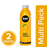 Raw Pressery 100% Natural Cold Pressed Juice - Mango 2x1 L Multipack