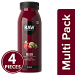 Raw Pressery Cold Extracted Juice - Flush 4x250 ml Bottle Multipack