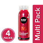 Raw Pressery Natural Cold Pressed Juice - Pomegranate 4x250 ml Multipack
