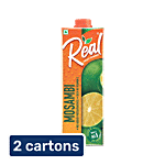 Real Juice - Fruit Power, Mosambi 2x1 L Multipack