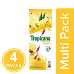 Tropicana Delight Fruit Juice - Pineapple 4x200 ml Carton Multipack