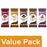 bb Gooddiet Variety Protein Bar-Double Chocolate, Kesar Almond, Cranberry,Hazelnut & Coconut Combo 5 Items